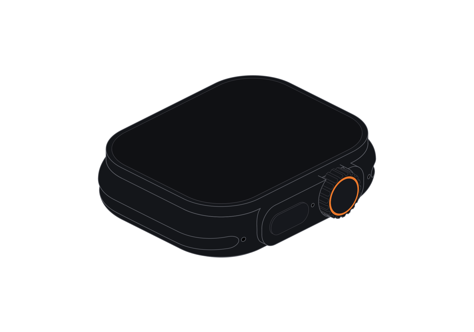 Apple Watch Ultra 4 line art