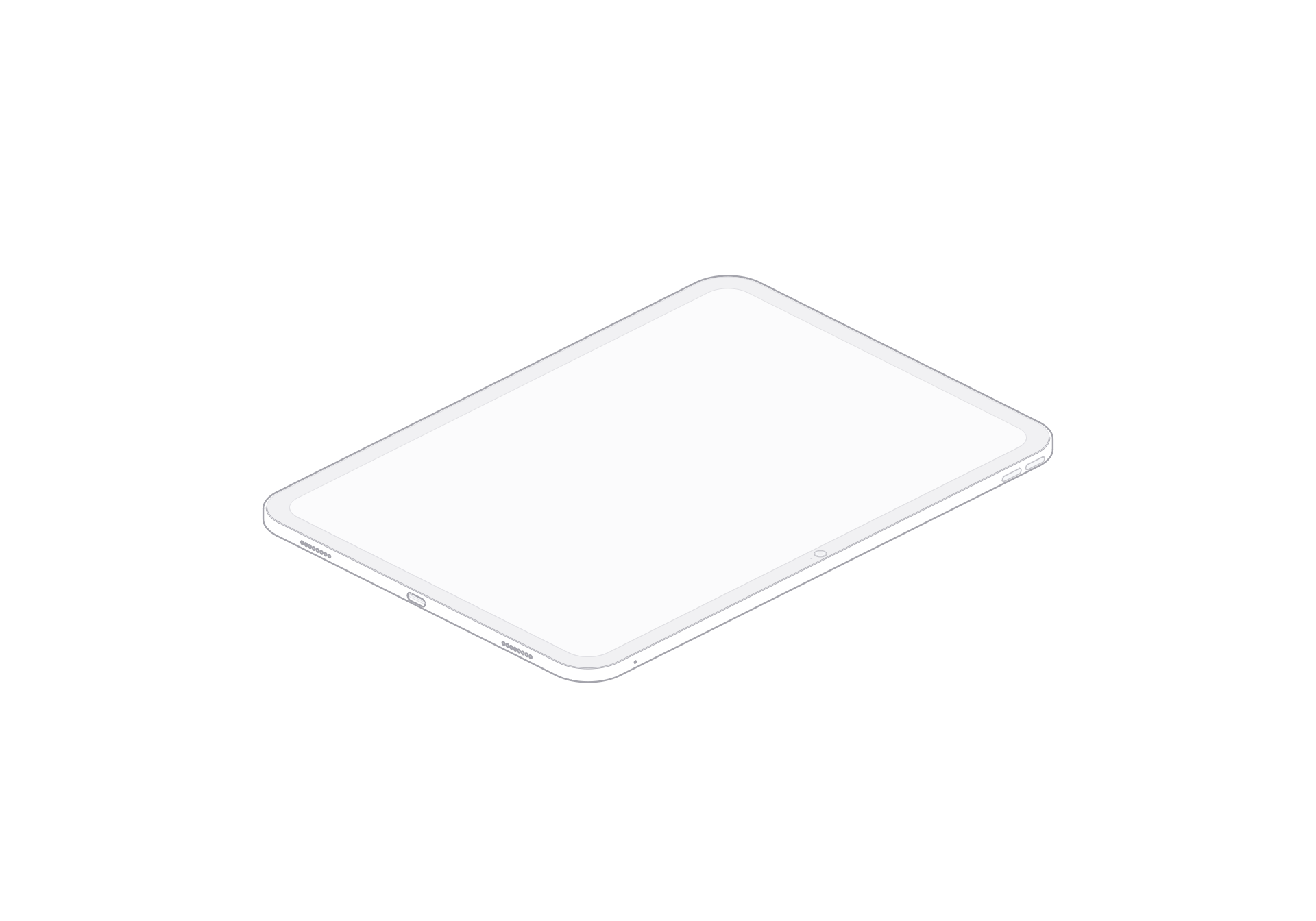 iPad Pro line art