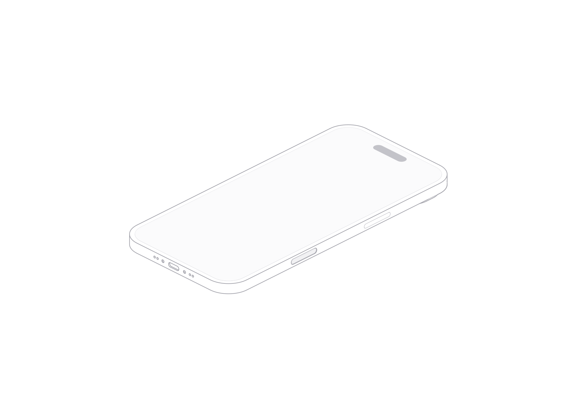 iPhone Air line art