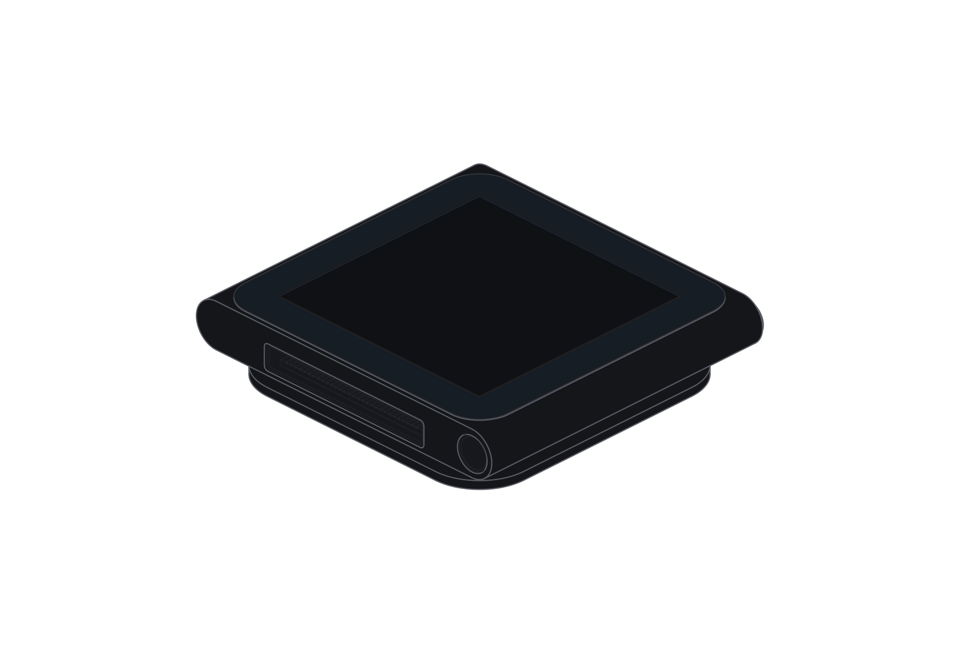 iPod nano (6th generation) line art