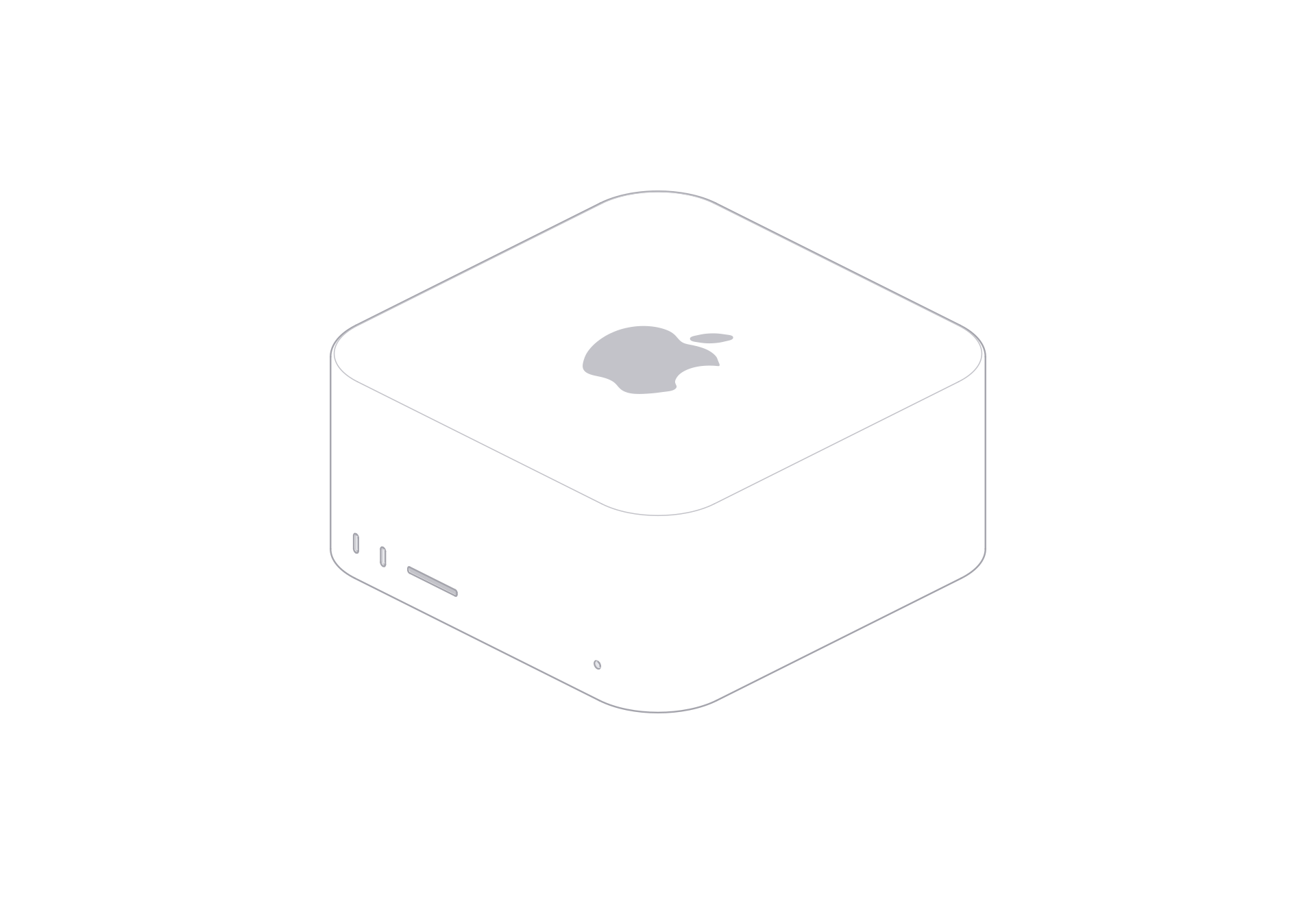 Mac Studio line art