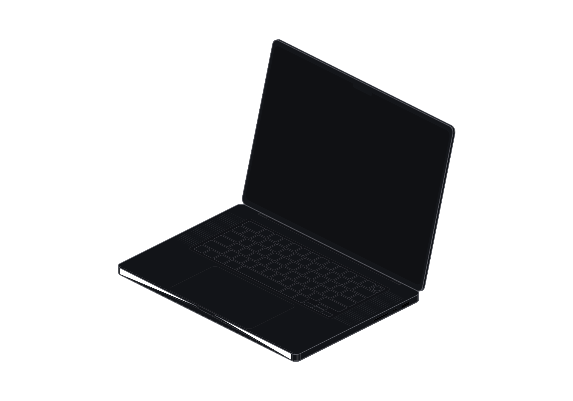 MacBook Pro line art