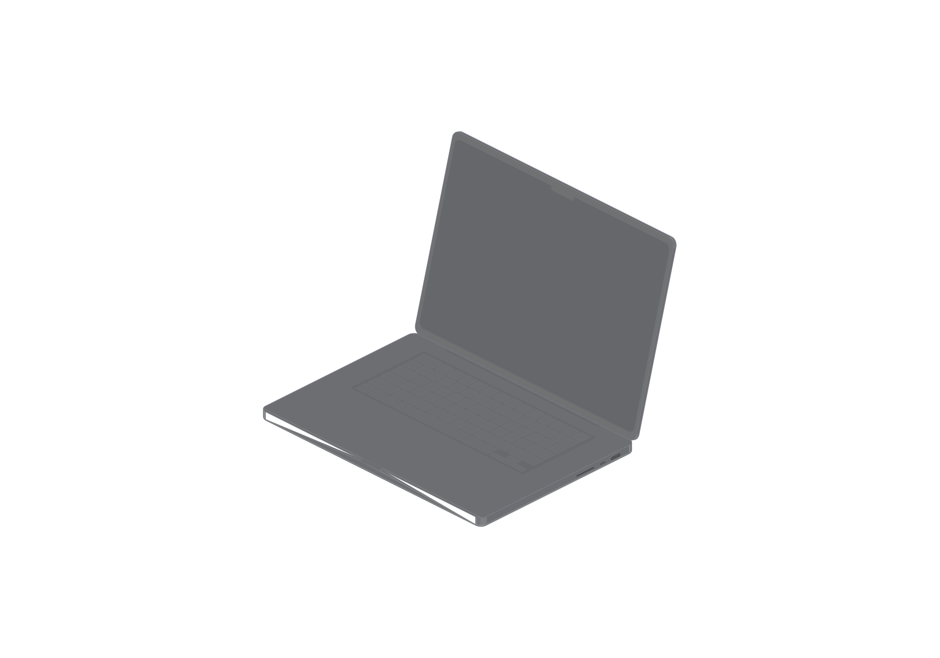 MacBook Pro line art