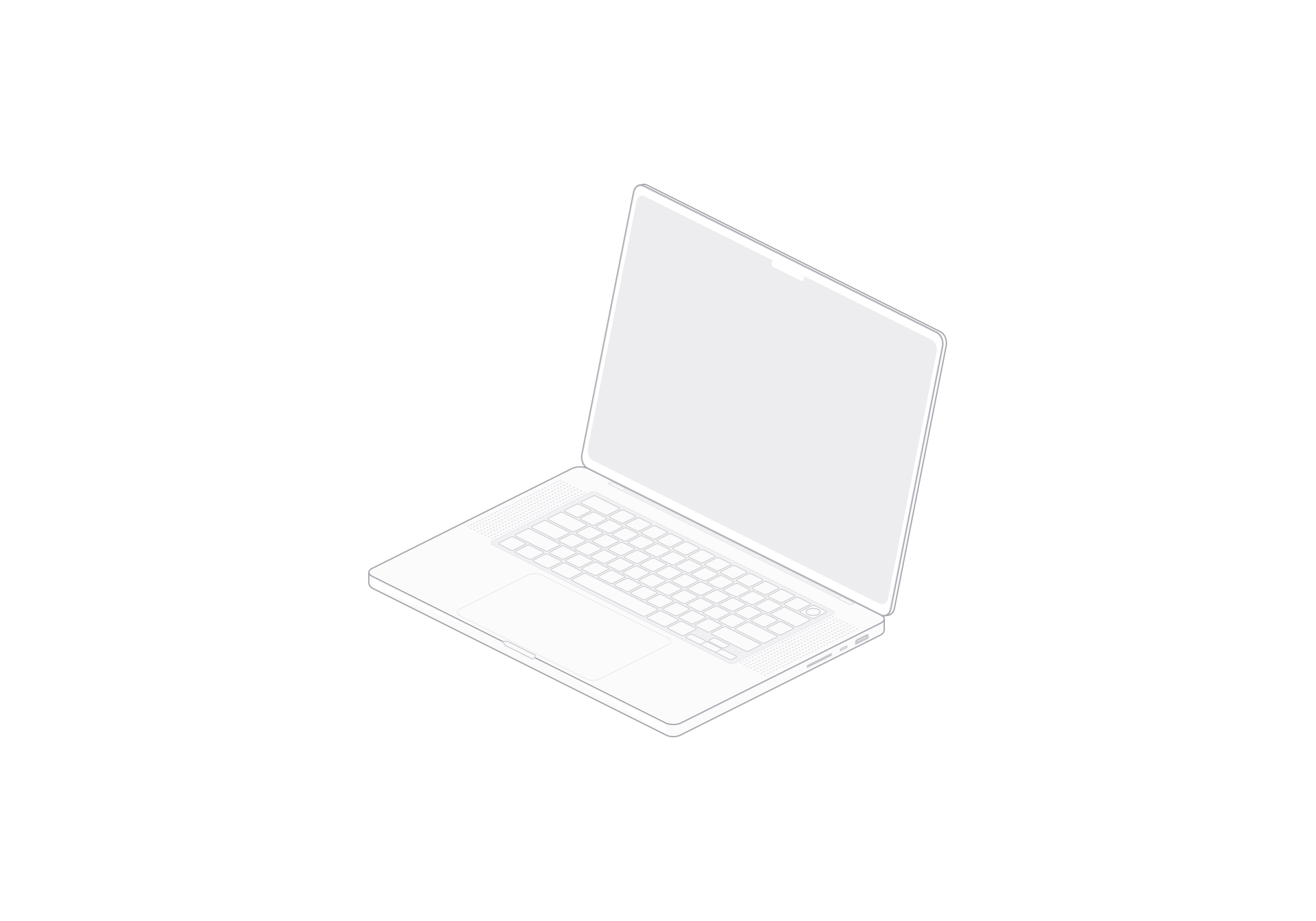 MacBook Pro line art
